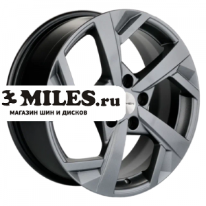 Диск 7x17 5x112 ET43 D57.1 Khomen Wheels KHW1712 (Tiguan) G-Silver