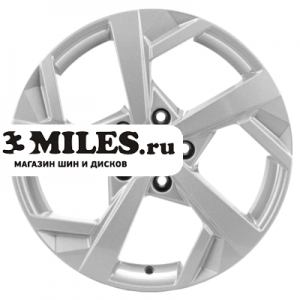 Диск 7x17 5x112 ET43 D57.1 Khomen Wheels KHW1712 (Karoq) F-Silver