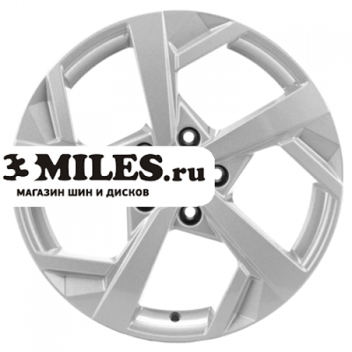 Диск 7x17 5x112 ET43 D57.1 Khomen Wheels KHW1712 (Karoq) F-Silver