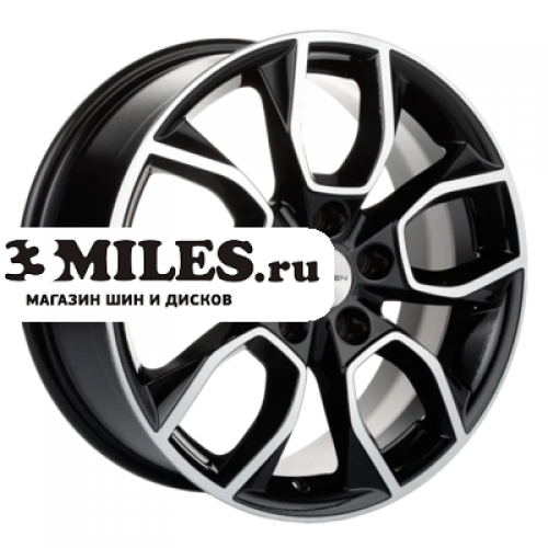 Диск 7x17 5x108 ET45 D60.1 Khomen Wheels KHW1713 (Chery Tiggo 3/3 Pro) Black-FP