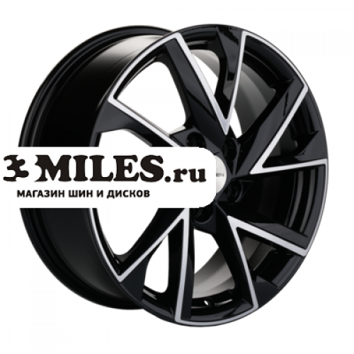 Диск 7x17 5x108 ET40 D60.1 Khomen Wheels KHW1714 (7pro) Black-FP