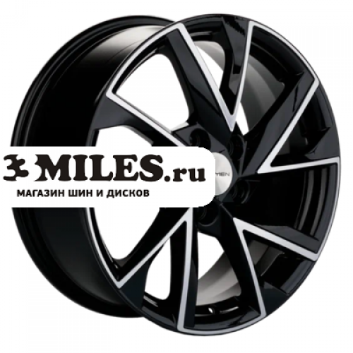 Диск 7x17 5x114.3 ET45 D60.1 Khomen Wheels KHW1714 (Changan CS55/CS75 FL) Black-FP