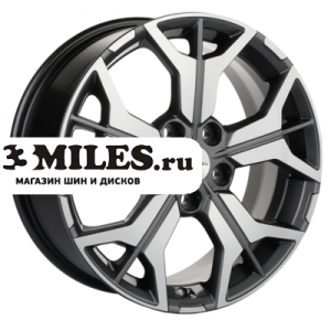 Диск 7x17 5x114.3 ET50 D67.1 Khomen Wheels KHW1715 (Seltos) Gray-FP