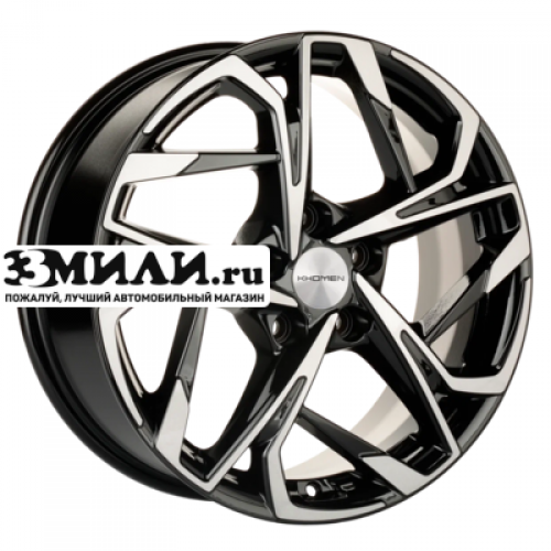 Диск 7x17 5x114.3 ET45 D60.1 Khomen Wheels KHW1716 (Camry) Black-FP