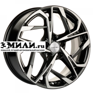 Диск 7x17 5x108 ET45 D60.1 Khomen Wheels KHW1716 (Chery Tiggo 3/3 Pro) Black-FP