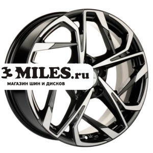 Диск 7x17 5x108 ET40 D60.1 Khomen Wheels KHW1716 (7pro) Black-FP