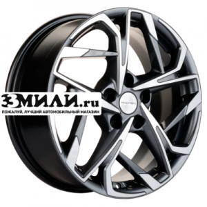Диск 7x17 5x108 ET40 D60.1 Khomen Wheels KHW1716 (7pro) Gray-FP