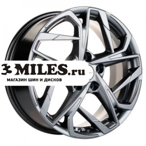 Диск 7x17 5x114.3 ET48 D56.1 Khomen Wheels KHW1716 (Forester) Gray