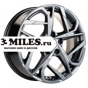 Диск 7x17 5x114.3 ET48 D56.1 Khomen Wheels KHW1716 (Forester) Gray-FP
