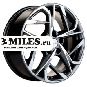 Диск 7x17 5x108 ET50 D63.3 Khomen Wheels KHW1716 (Kuga/Focus) Gray-FP