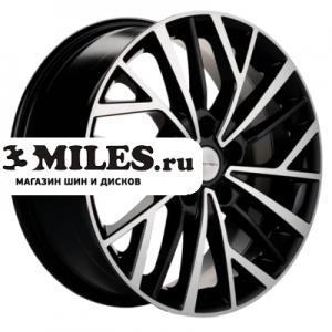 Диск 7x17 5x114.3 ET45 D60.1 Khomen Wheels KHW1717 (Changan CS75) Black-FP