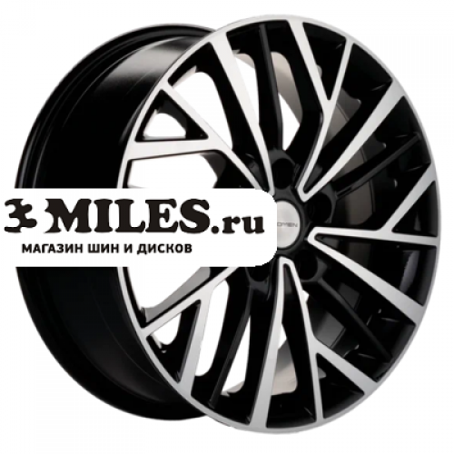 Диск 7x17 5x114.3 ET45 D60.1 Khomen Wheels KHW1717 (Changan CS75) Black-FP