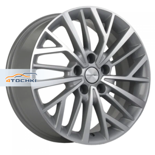 Диск 7x17 5x114.3 ET45 D67.1 Khomen Wheels KHW1717 (CX-5/i40/X-Trail) F-Silver-FP