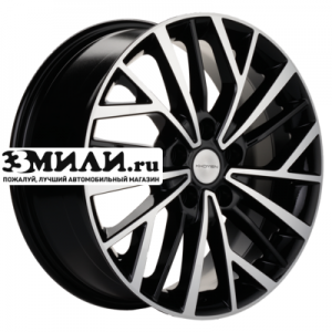 Диск 6.5x17 5x108 ET33 D60.1 Khomen Wheels KHW1717 (Chery Tiggo 7pro/Exeed LX) Black-FP
