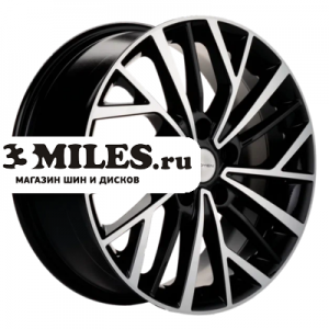 Диск 7x17 5x108 ET50 D63.35 Khomen Wheels KHW1717 (Ford C-Max) Black-FP