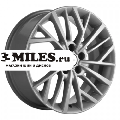 Диск 7x17 5x114.3 ET37 D66.5 Khomen Wheels KHW1717 (Haval Jolion) F-Silver