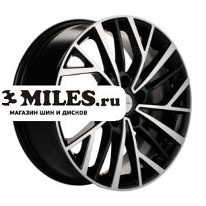 Диск 7x17 5x112 ET40 D57.1 Khomen Wheels KHW1717 (Kodiaq/Tiguan) Black-FP
