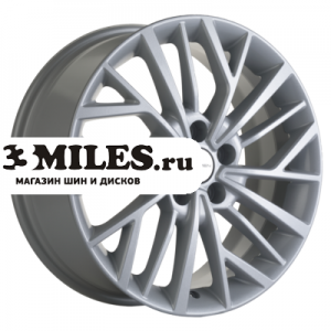 Диск 7x17 5x112 ET43 D57.1 Khomen Wheels KHW1717 (Passat) F-Silver