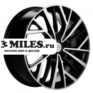 Диск 7x17 5x114.3 ET40 D66.1 Khomen Wheels KHW1717 (Qashqai) Black-FP