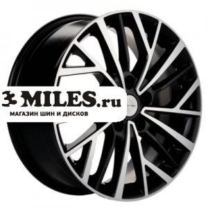 Диск 7x17 5x114.3 ET45 D66.1 Khomen Wheels KHW1717 (X-Trail) Black-FP