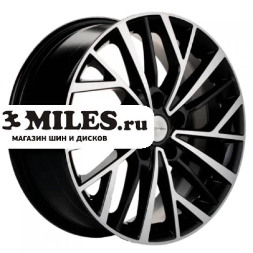 Диск 7x17 5x114.3 ET45 D66.1 Khomen Wheels KHW1717 (X-Trail) Black-FP