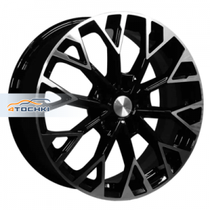 Диск 7x17 5x114.3 ET45 D67.1 Khomen Wheels KHW1718 (CX-5/i40/X-Trail) Black-FP