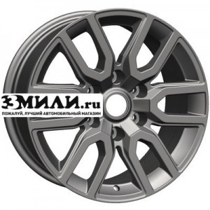 Диск 8x17 6x139.7 ET30 D106.1 Khomen Wheels KHW1723 (Fortuner/Hilux) Gray