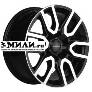 Диск 8x17 6x139.7 ET25 D106.1 Khomen Wheels KHW1723 (Toyota LC Prado/Lexus GX) Black-FP