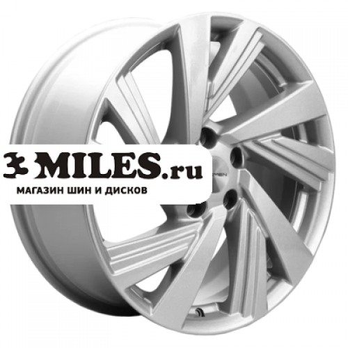 Диск 7.5x18 5x108 ET40 D60.1 Khomen Wheels KHW1801 (Chery Tiggo) F-Silver