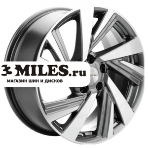 Диск 7.5x18 5x108 ET40 D60.1 Khomen Wheels KHW1801 (Chery Tiggo) Gray-FP