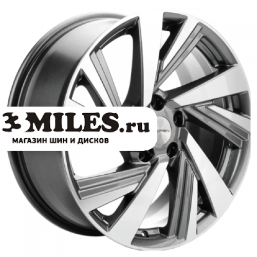 Диск 7.5x18 5x108 ET40 D60.1 Khomen Wheels KHW1801 (Chery Tiggo) Gray-FP