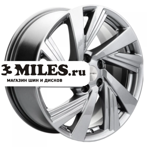 Диск 7.5x18 5x114.3 ET39 D60.1 Khomen Wheels KHW1801 (NX) Gray