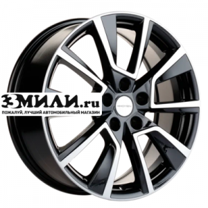 Диск 7x18 5x114.3 ET37 D66.5 Khomen Wheels KHW1802 (Jolion) Black-FP