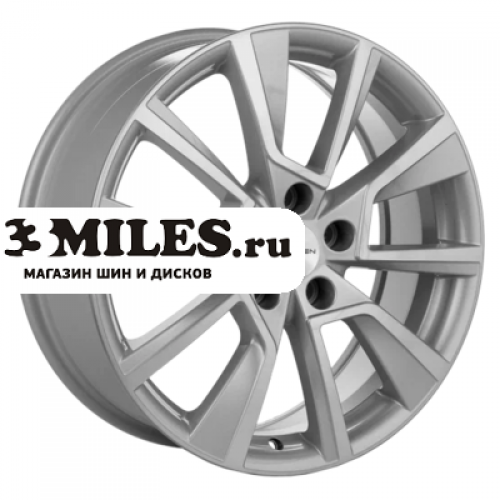 Диск 7x18 5x114.3 ET37 D66.5 Khomen Wheels KHW1802 (Jolion) F-Silver-FP