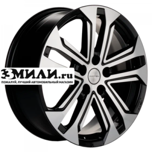 Диск 7x18 5x114.3 ET35 D60.1 Khomen Wheels KHW1803 (RAV4) Black-FP