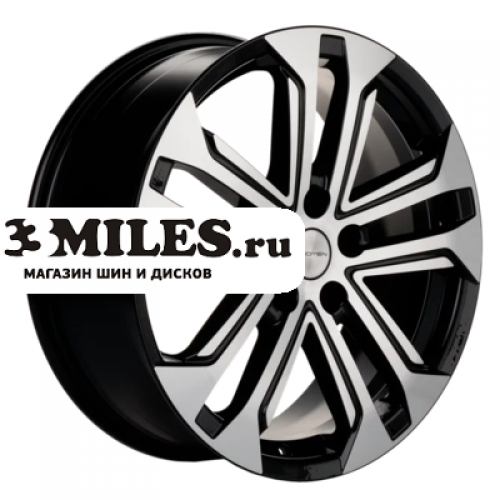 Диск 7x18 5x108 ET45 D60.1 Khomen Wheels KHW1803 (Chery Tiggo 3/Tiggo 3 Pro) Black-FP