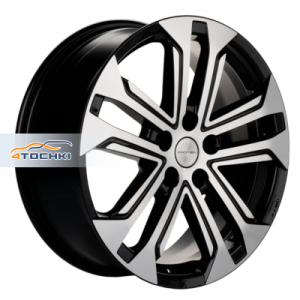 Диск 7x18 5x108 ET33 D60.1 Khomen Wheels KHW1803 (Chery Tiggo 4/Tiggo 7 Pro) Black-FP