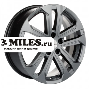 Диск 7x18 5x108 ET33 D60.1 Khomen Wheels KHW1803 (Chery Tiggo 4/Tiggo 7 Pro) Gray