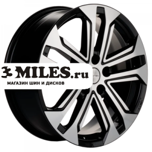 Диск 7x18 5x114.3 ET50 D54.1 Khomen Wheels KHW1803 (Coolray) Black-FP