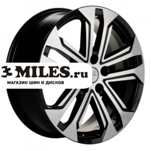 Диск 7x18 5x108 ET40 D57.1 Khomen Wheels KHW1803 (Faw Besturn X40) Black-FP