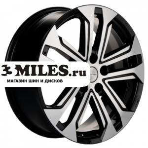 Диск 7x18 5x114.3 ET37 D66.5 Khomen Wheels KHW1803 (Jolion) Black-FP