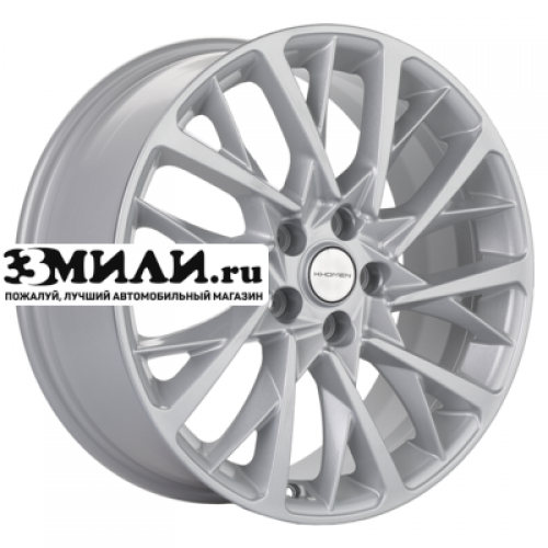 Диск 7.5x18 5x108 ET40 D60.1 Khomen Wheels KHW1804 (Chery Tiggo) F-Silver
