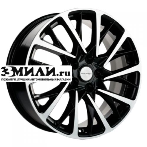 Диск 7.5x18 5x108 ET45 D60.1 Khomen Wheels KHW1804 (Chery Tiggo 3/Tiggo 3 Pro) Black-FP