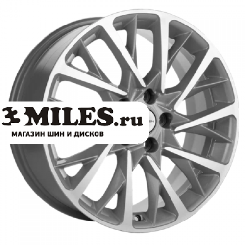 Диск 7.5x18 5x114.3 ET40 D64.1 Khomen Wheels KHW1804 (Haval F7/F7x) F-Silver-FP