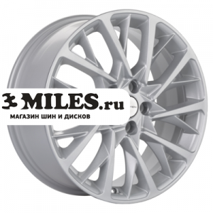 Диск 7.5x18 5x112 ET45 D57.1 Khomen Wheels KHW1804 (Karoq) F-Silver