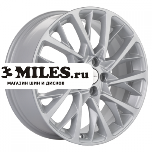 Диск 7.5x18 5x112 ET43 D57.1 Khomen Wheels KHW1804 (Kodiaq/Tiguan) F-Silver