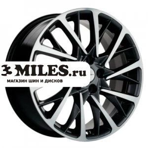 Диск 7.5x18 5x108 ET46 D63.4 Khomen Wheels KHW1804 (Tugela/Jaguar F-Pace) Gray-FP