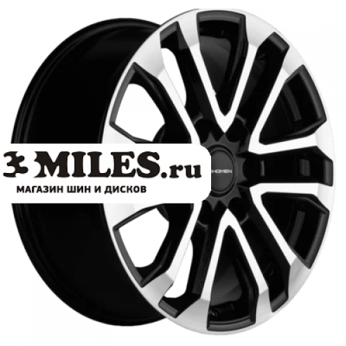 Диск 7.5x18 6x139.7 ET30 D106.1 Khomen Wheels KHW1805 (Fortuner/Hilux) Black-FP
