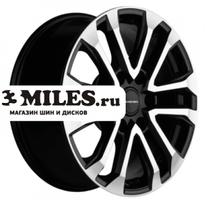 Диск 7.5x18 6x139.7 ET30 D106.1 Khomen Wheels KHW1805 (JAC T6 Pickup) Black-FP