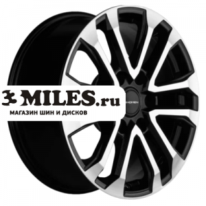 Диск 7.5x18 6x139.7 ET25 D106.1 Khomen Wheels KHW1805 (LC Prado) Black-FP